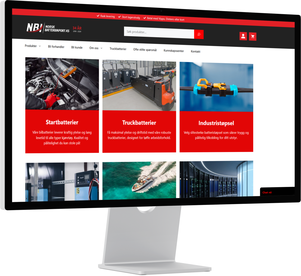 Norsk Batteriimport AS Lanserer Ny Nettbutikk – Enkel og Effektiv Handel for Forhandlere!