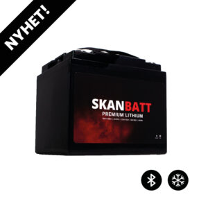 SKANBATT Premium Lithium - 12V 50Ah 60A BMS - 196x168x175mm - Bluetooth - Heat - 8 Års garanti - Bilde 1