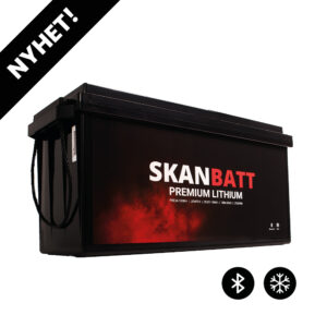 SKANBATT Premium Lithium - 24V 100Ah 100A BMS - 502x186x242mm - Bluetooth - Heat - 8 Års garanti - Bilde 1