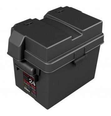 Batterikasse 75 liten m/rem 280x195x240 mm (LxBxH innvendig)
