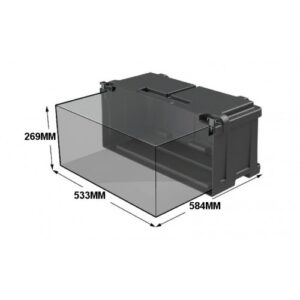 Batterikasse 533x584x269mm (Innvendig) - Bilde 2