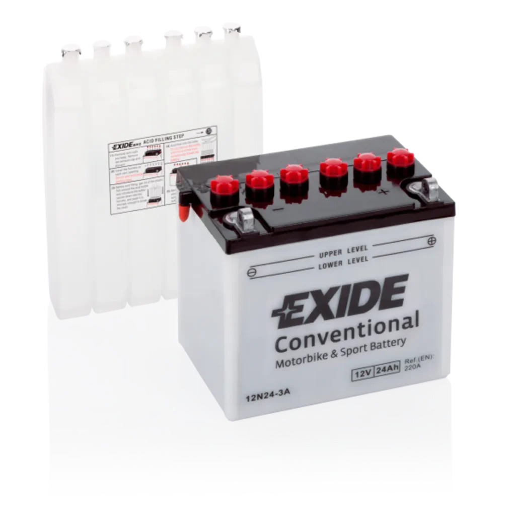 Exide MC Conventional 12V 24Ah 182x124x178 220 CCA +H