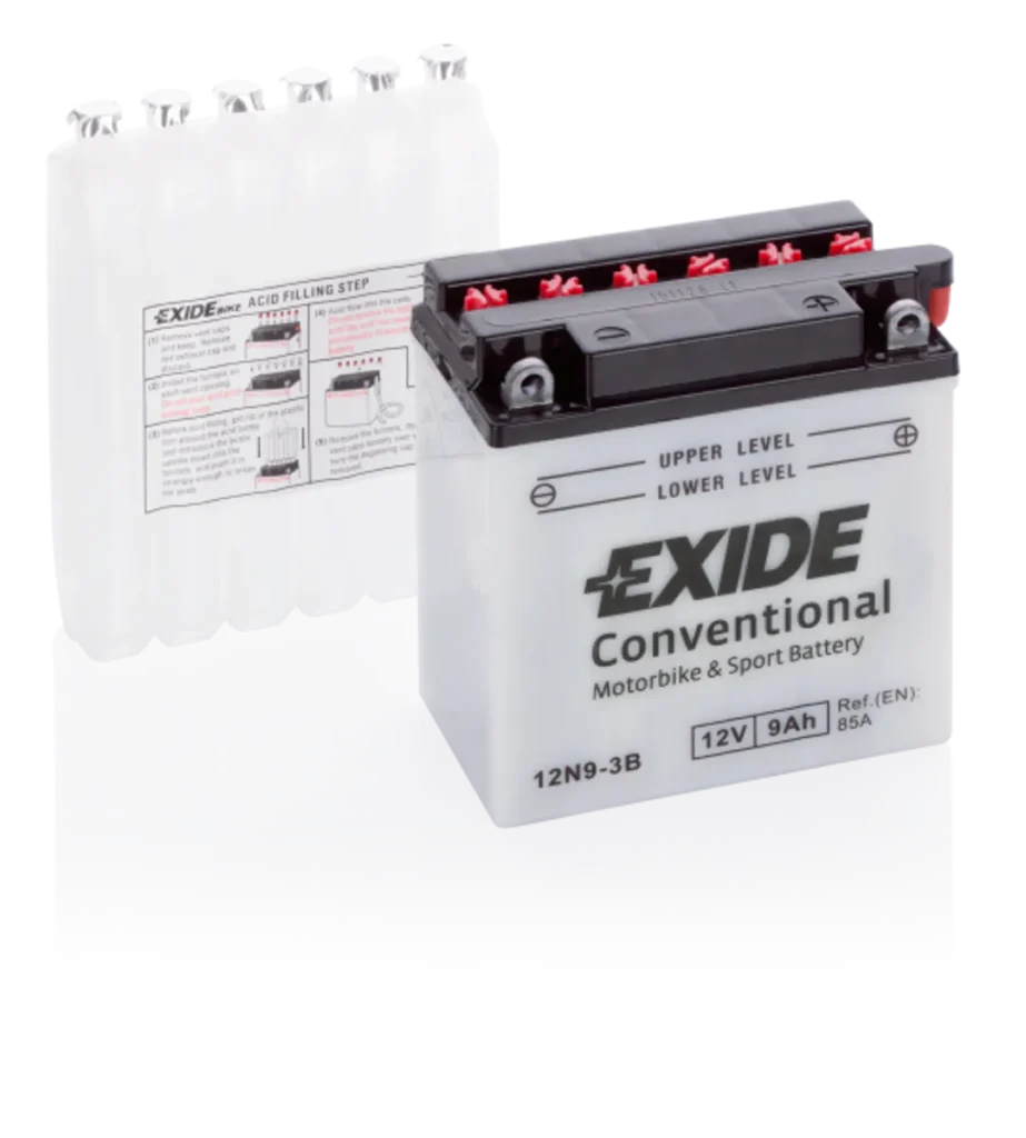 Exide MC Conventional 12V 9Ah 135x70x140 90 CCA +H