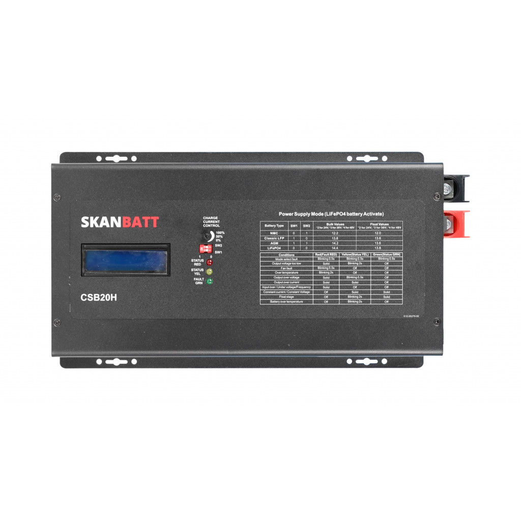 SKANBATT Batterilader 12/24V 2kW / 150A