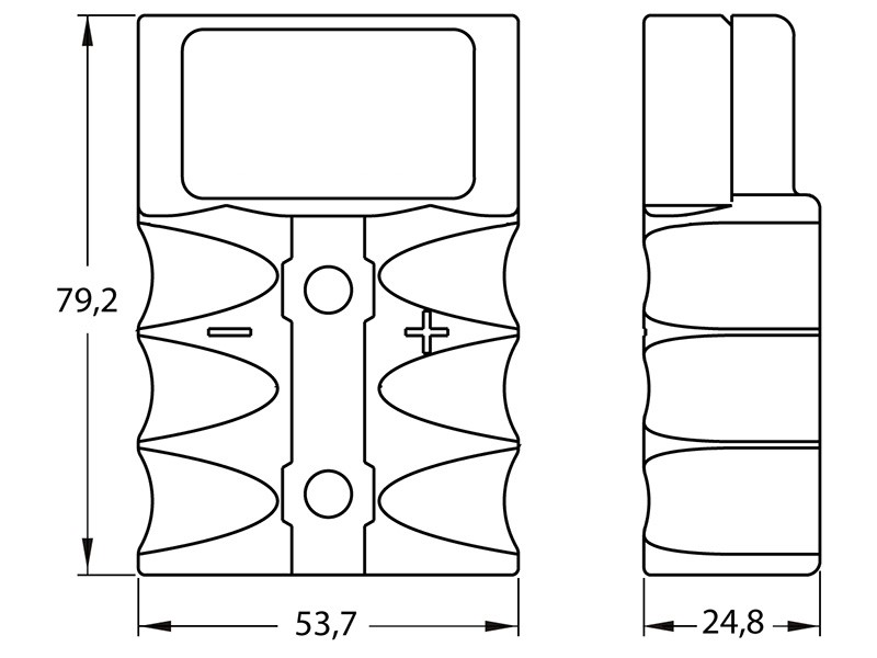 Eaxtron Standard XB 175 Støpsel Blå