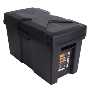 Batterikasse 372x185x205mm (innvendig) plast stor (BG31) - Bilde 1