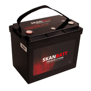 SKANBATT Premium Lithium - 12V 87Ah 100A BMS - 260x168x212mm - Bluetooth - 8 Års garanti +V - Bilde 6