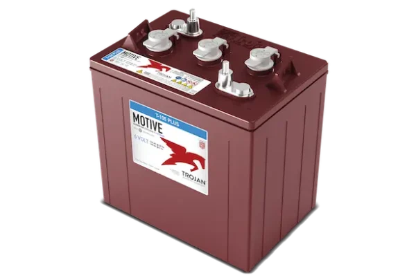TROJAN Deep Cycle Traksjonsbatteri 6V 225AH (262x181x283mm) +diagonalt (skrupol) (T105)