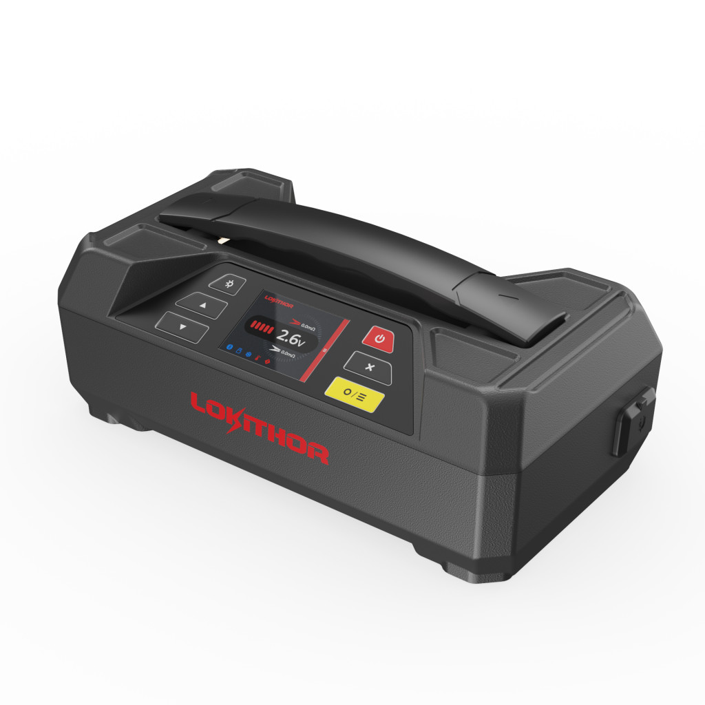 LOKITHOR Lithium Startbooster 6/12V 4250A, 6A lader og 12V batteritester
