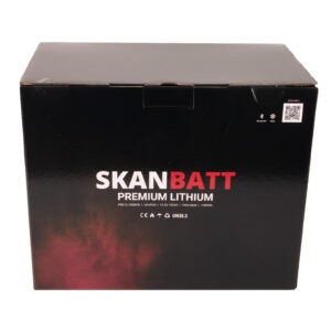 SKANBATT Premium Lithium - 12V 100Ah 100A BMS - 280x178x188mm - Bluetooth - Heat - 8 Års garanti +H - Bilde 3