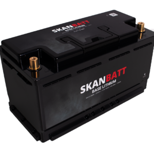 SKANBATT Base Lithium - 12V 100Ah 100A BMS - 352x175x190mm - Bluetooth - 3 Års garanti - Bobil - Bilde 2