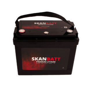 SKANBATT Premium Lithium - 12V 87Ah 100A BMS - 260x168x212mm - Bluetooth - 8 Års garanti +V - Bilde 5
