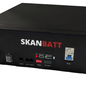 SKANBATT Premium Lithium 3U Rackbatteri 51,2V 100Ah - 5,12kWh - LiFePO4 - HEAT - OTA - Bilde 1