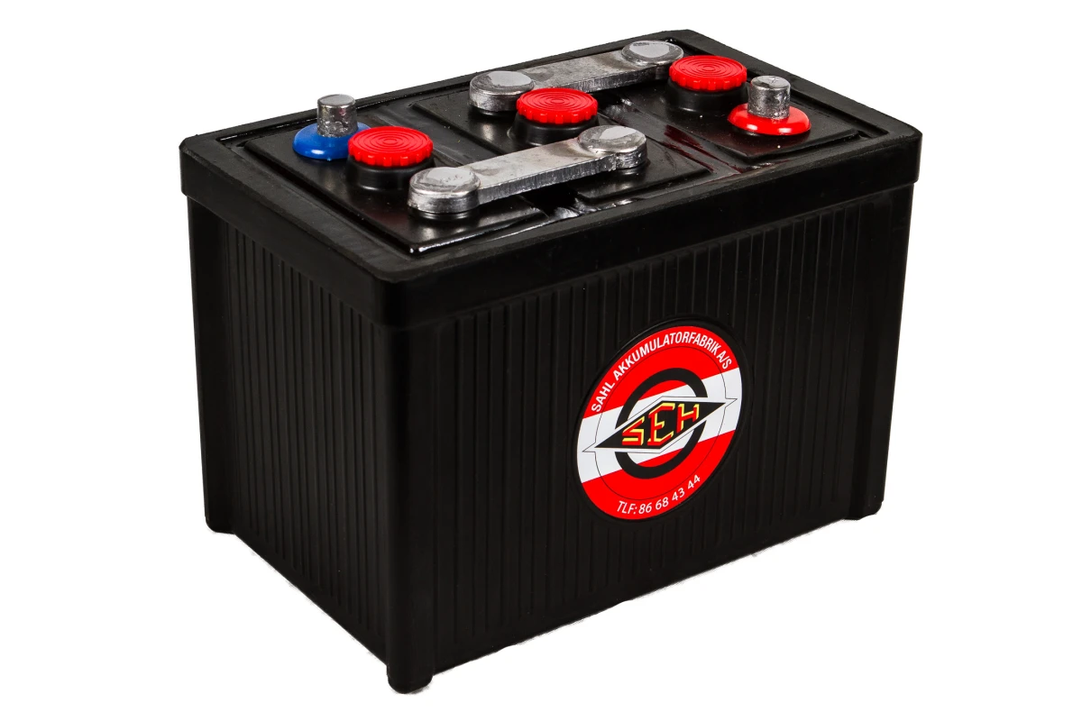 Veteranbatteri 6V 135AH-490A(280x174x217mm) - Bilde 1