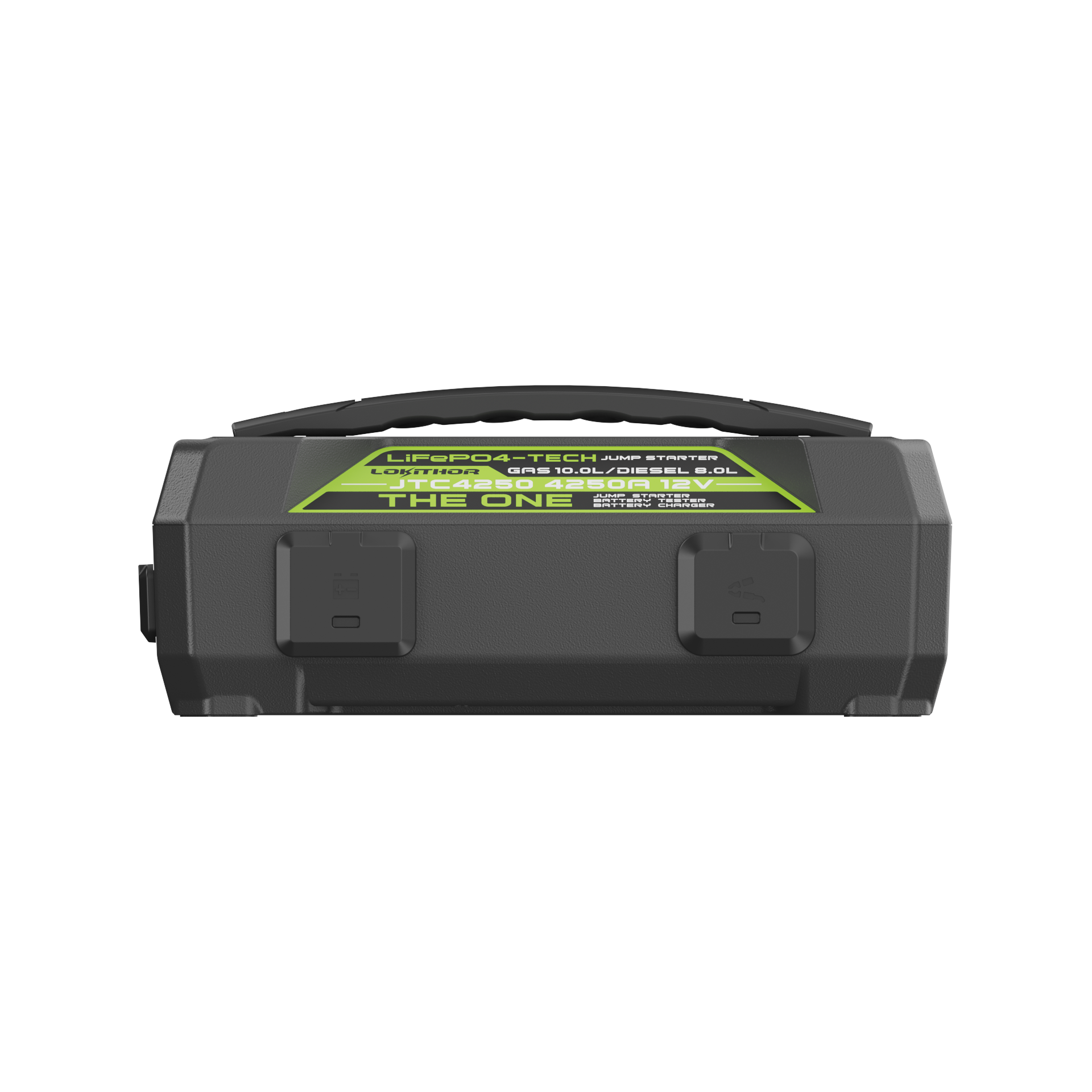 LOKITHOR Lithium Startbooster 6/12V 4250A, 6A lader og 12V batteritester - Bilde 4