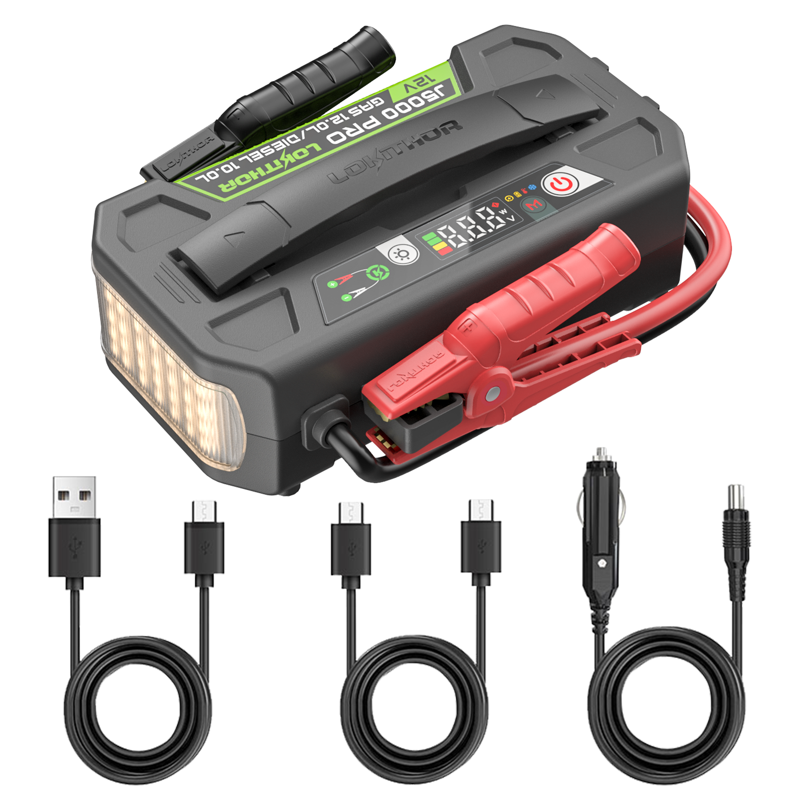 LOKITHOR Lithium Startbooster 12V 5000A - Bilde 7
