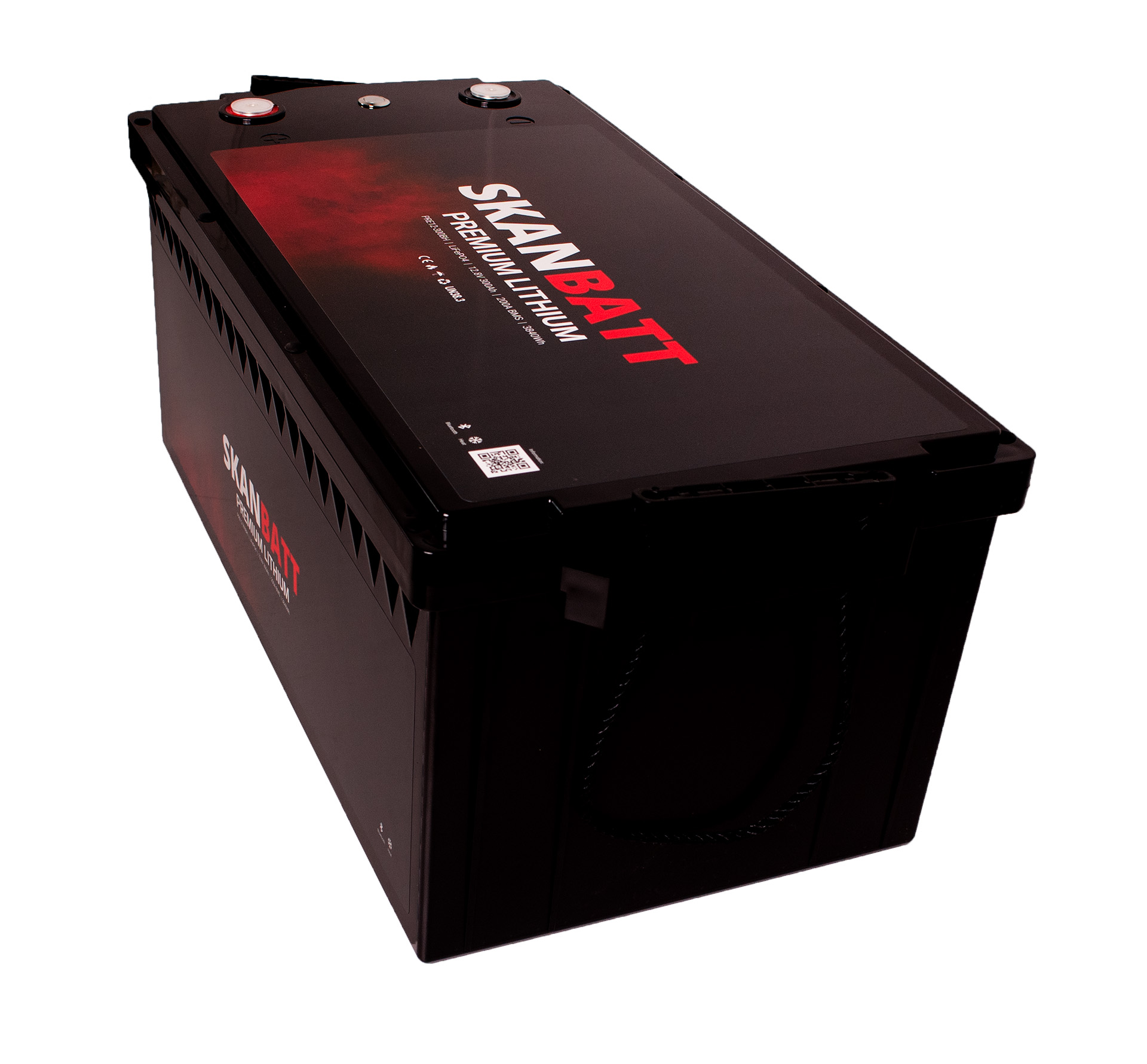 SKANBATT Premium Lithium - 12V 300Ah 200A BMS - 523x269x218mm - Bluetooth - Heat - 8 Års garanti +H - Bilde 3