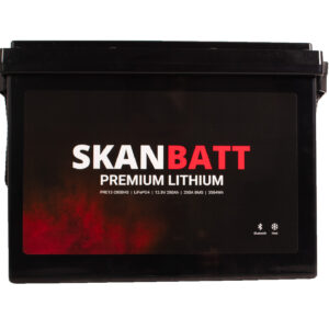 SKANBATT Premium Lithium - 12V 280Ah 200A BMS - 384x204x268mm - Bluetooth - Heat - 8 Års garanti +H - Bilde 4