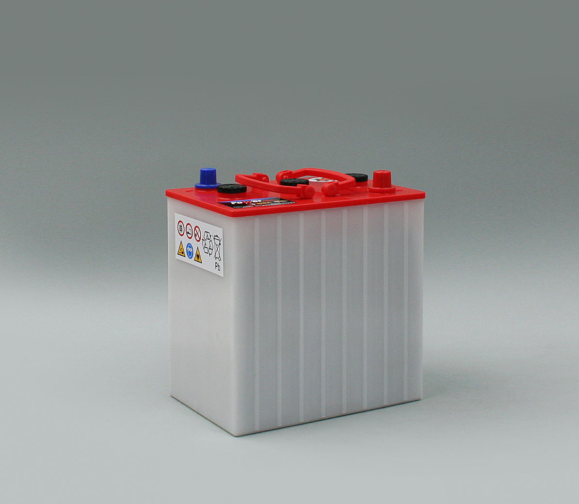Batteri rørplate deep cycle 6V 260AH/20-200AH/5 (POWER PLUS) 260x180x275 mm 32,2 kg diagonal - Bilde 1