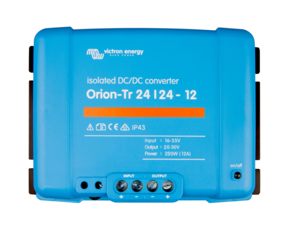 499a722d-3d46-4bbd-949e-ec958ceefe52 VICTRON Orion TR Omformer DC-DC 24>24V 12A (Galvanisk isolert)