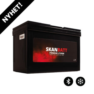 SKANBATT Premium Lithium - 24V 50Ah 50A BMS - 307x172x215mm - Bluetooth - Heat - 8 Års garanti - Bilde 1
