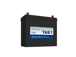 Startbatteri TAB SEALED 12V 55AH-490A+H (B24 246855) 236x128x202/223 mm 13,5 kg