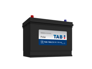 Startbatteri TAB SEALED 12V 75AH-740A+V (D26 246775) 259x175x200/221 mm 17,8 kg