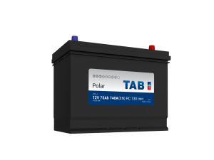 Startbatteri TAB SEALED 12V 75AH-740A+H (D26 246875) 259x175x200/221 mm 17,8 kg