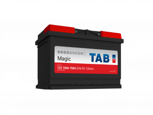 Startbatteri TAB SEALED 12V 78AH-750A +H (L3 189080) 278x175x190 mm 17,5 kg