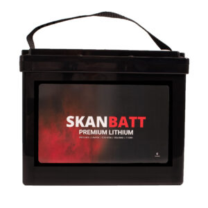 SKANBATT Premium Lithium - 12V 87Ah 100A BMS - 260x168x212mm - Bluetooth - 8 Års garanti +V - Bilde 4