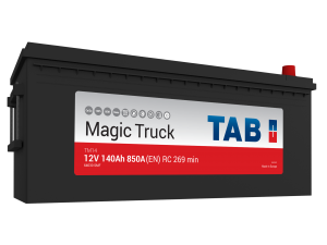 Startbatteri TAB SEALED 140AH-850A+V (A3 296612) 507x188x200/222 mm 35,6 kg