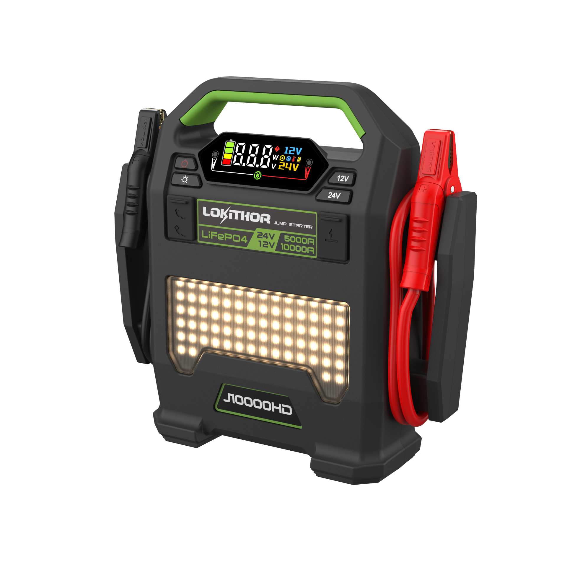 LOKITHOR Lithium Startbooster 12/24V 10000A - Bilde 1