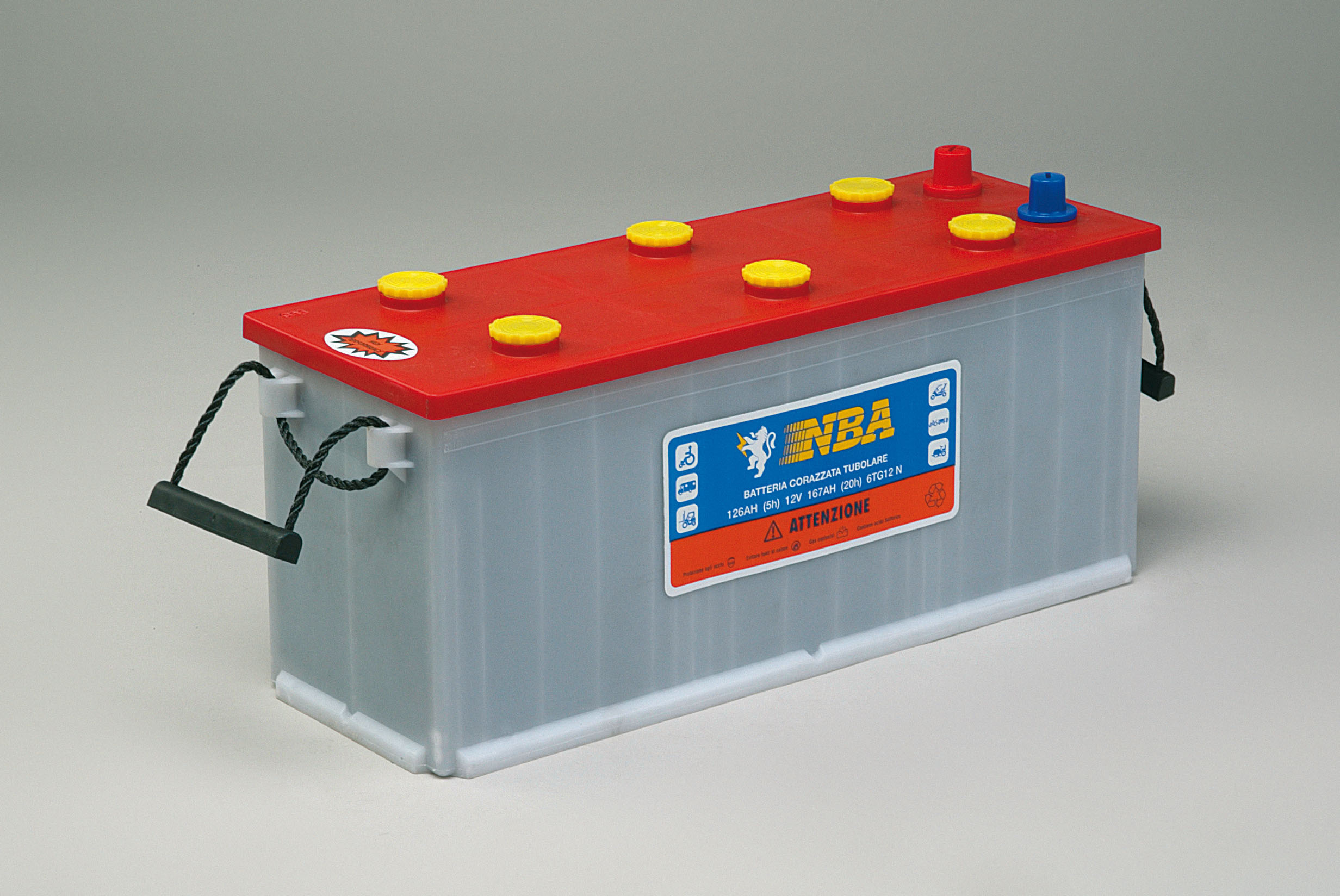 Batteri rørplate deep cycle 12V 167AH/20-126AH/5 (6TG12N) 510x175x225 mm MAC 39,6 kg +h - Bilde 1