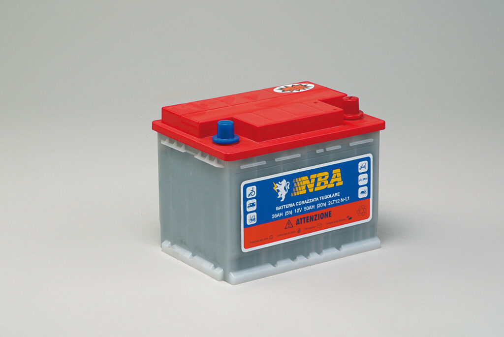 Batteri rørplate deep cycle 12V 50AH/20-36AH/5 (2LT12N-L2) 240x175x190 mm L2 15,3 kg +h