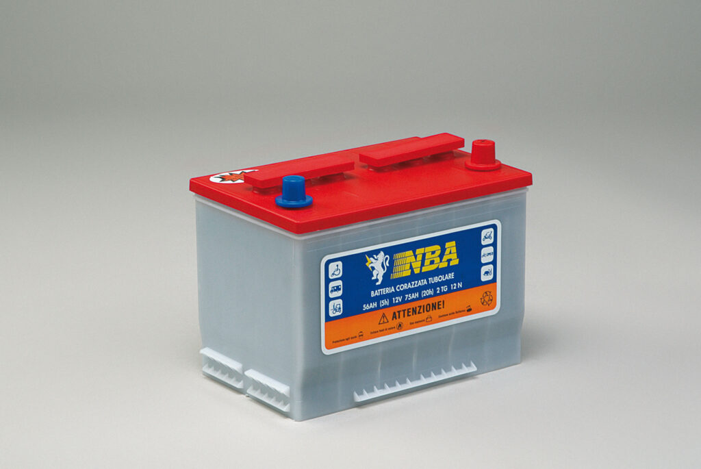 Batteri rørplate deep cycle 12V 75AH/20-56AH/5 (2TG12N) 265x175x210 mm D26 19,9 kg +h