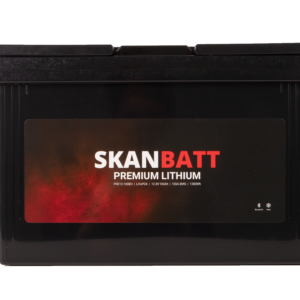 SKANBATT Premium Lithium - 12V 100Ah 100A BMS - 306x172x212mm - Bluetooth - Heat - 8 Års garanti +V - Bilde 7
