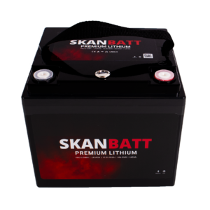 SKANBATT Premium Lithium - 12V 50Ah 60A BMS - 196x168x175mm - Bluetooth - Heat - 8 Års garanti - Bilde 2