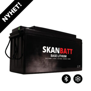 SKANBATT Base Lithium - 12V 200Ah 200A BMS - 485x170x240mm - Bluetooth - Heat - 3 Års garanti +H - Bilde 1