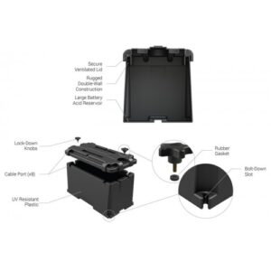 Batterikasse 538x243x281mm (innvendig) - Bilde 4