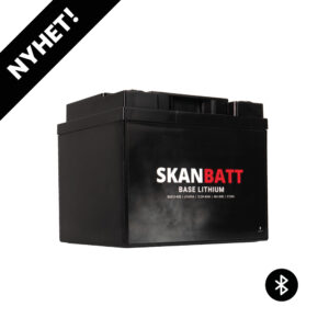 SKANBATT Base Lithium - 12V 40Ah 40A BMS - 198x166x170mm - Bluetooth - 3 Års garanti - Bilde 1