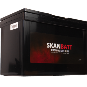 SKANBATT Premium Lithium - 12V 100Ah 100A BMS - 306x172x212mm - Bluetooth - Heat - 8 Års garanti +V - Bilde 4