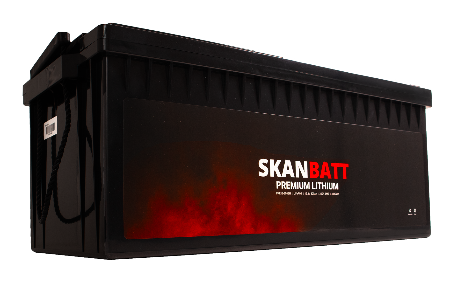 SKANBATT Premium Lithium - 12V 300Ah 200A BMS - 523x269x218mm - Bluetooth - Heat - 8 Års garanti +H - Bilde 2