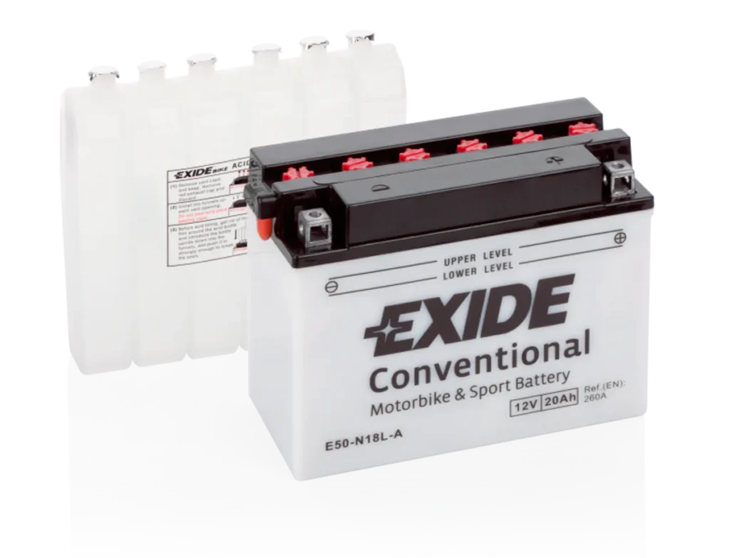 Exide MC Conventional 12V 20Ah 205x90x165 260 CCA +H