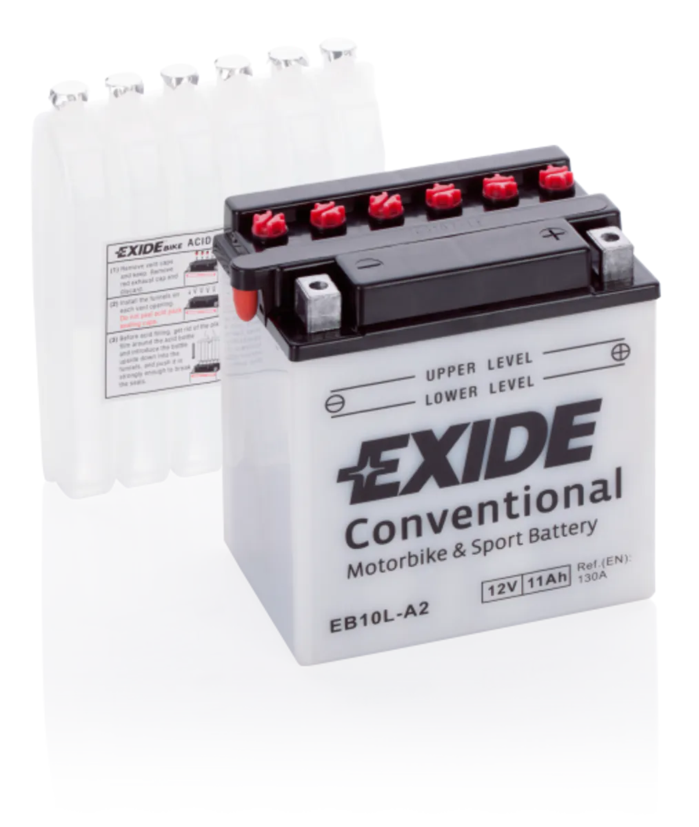 Exide MC Conventional 12V 11Ah 135x90x145 160 CCA +H - Bilde 1