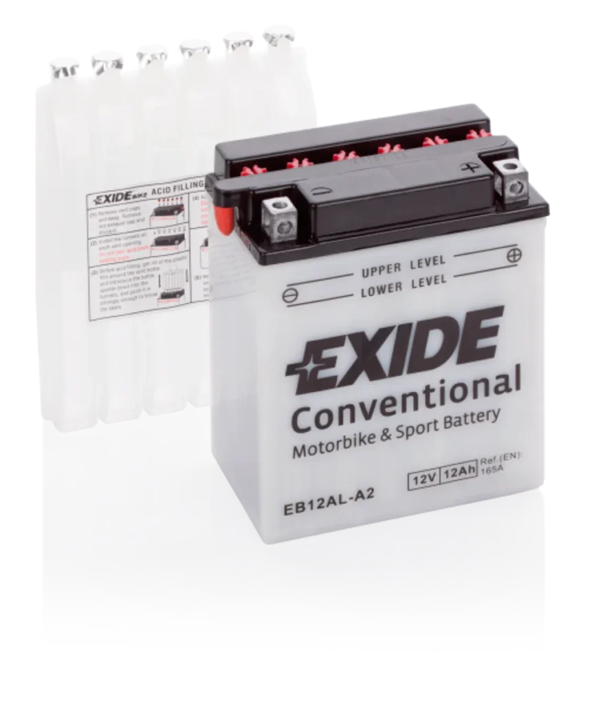 Exide MC Conventional 12V 12Ah 135x80x160 165 CCA +H