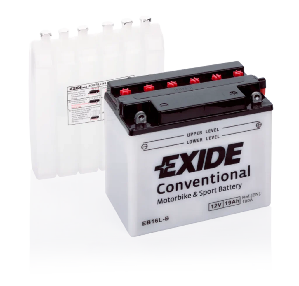 Exide MC Conventional 12V 19Ah 175x100x155 190 CCA +H