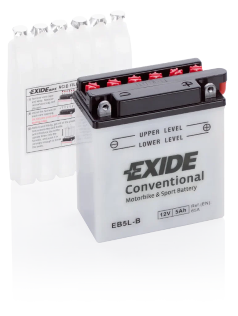 Exide MC Conventional 12V 5Ah 120x60x130 60 CCA +H
