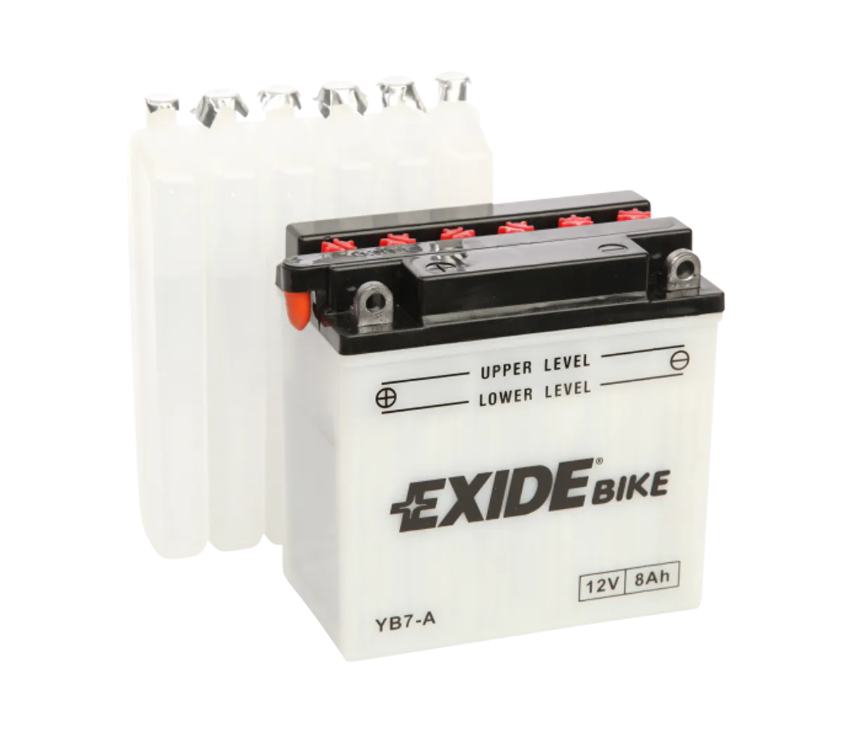 Exide MC Conventional 12V 8Ah 135x75x135 100 CCA +V - Bilde 1