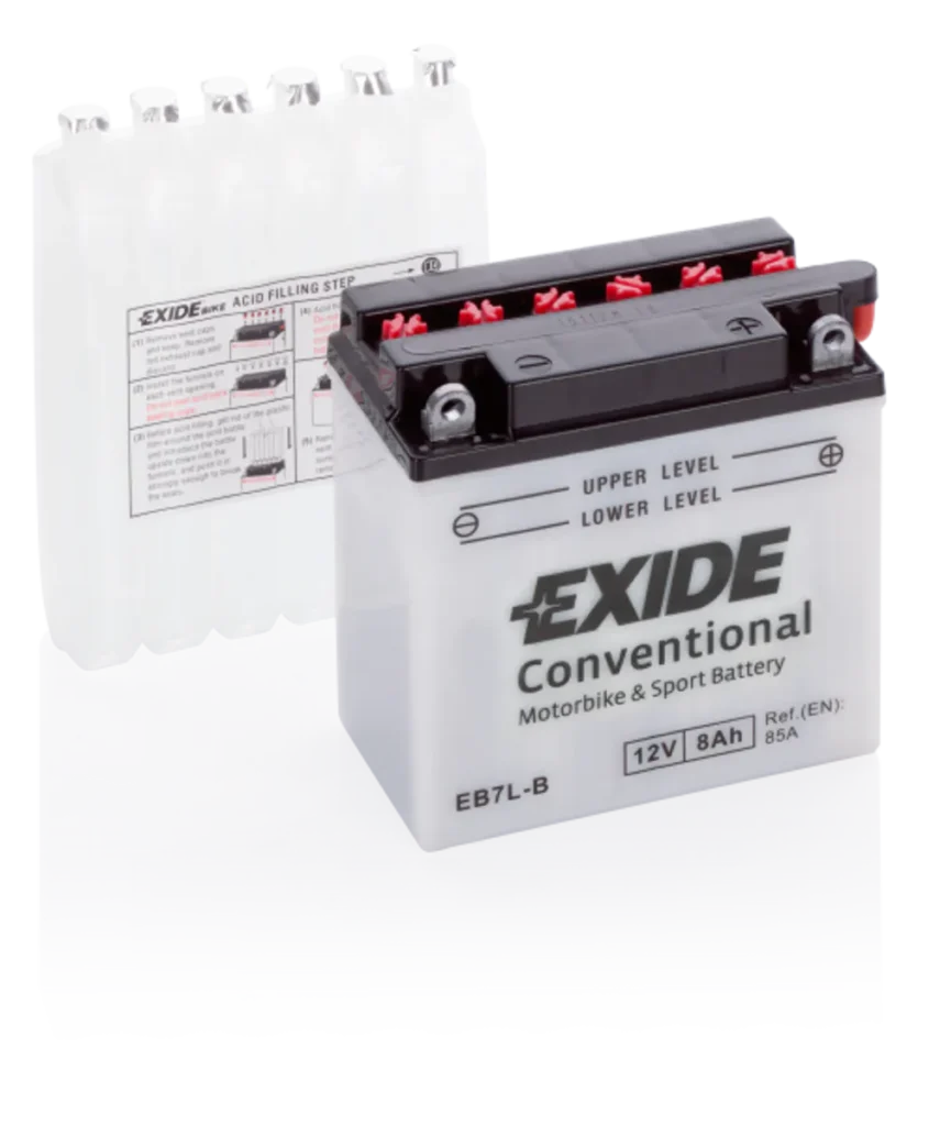 Exide MC Conventional 12V 8Ah 135x75x135 100 CCA +H