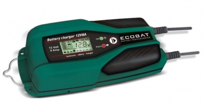 Ecobat Batterilader 12V - 8A